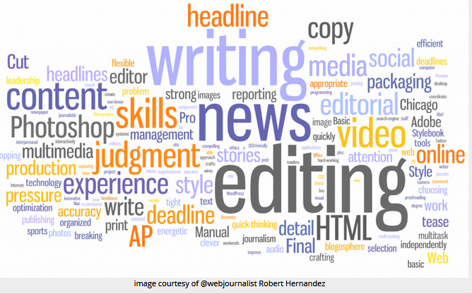 Editing. By @webjournalist Robert Hernandez