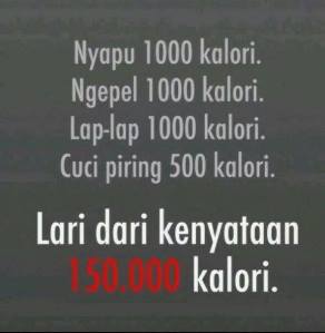 lari dari kenyataan
