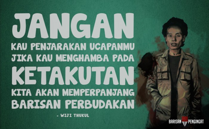 Mural Wiji Thukul (dok. pengingat.org)